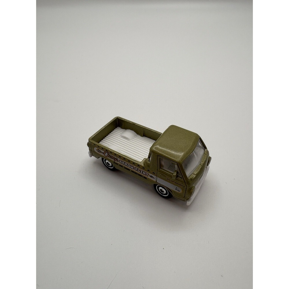 Mattel Matchbox Loose Truck 1:64 Scale 1966 Dodge A100 Pickup Camp Arrow-Flint